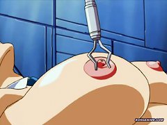 Tied Down Hentai Hottie Abused With Electroshock To Her Clit