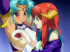 Crazy Lesbian Sex With Anime Mistress Owning Her Slave